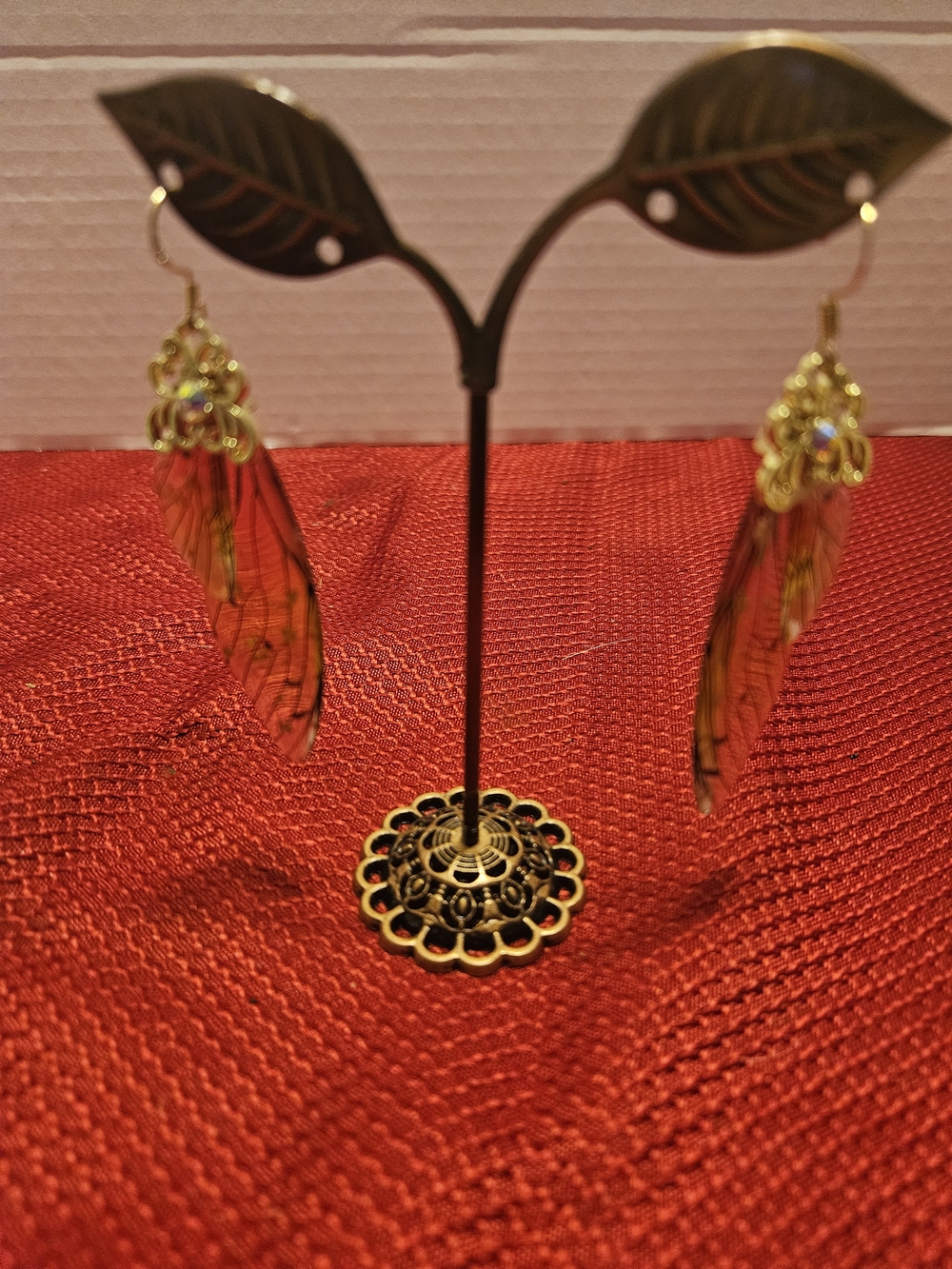 Gold-Tone Wings Drop Earrings - Women Jewelry